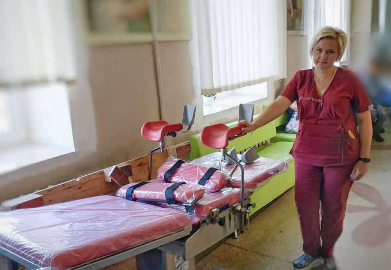 Вітаємо лікарню Львова з придбанням гінекологічного стола від Лоран